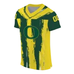customized oregon ducks striped texture green jersey best selling