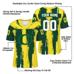 customized oregon ducks striped texture green jersey best selling