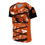 customized oregon state beavers camo shatter orange jersey best selling