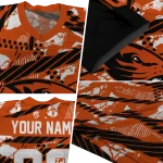 customized oregon state beavers camo shatter orange jersey best selling