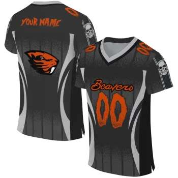 customized oregon state beavers dynamic dots black jersey best selling