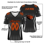 customized oregon state beavers dynamic dots black jersey best selling