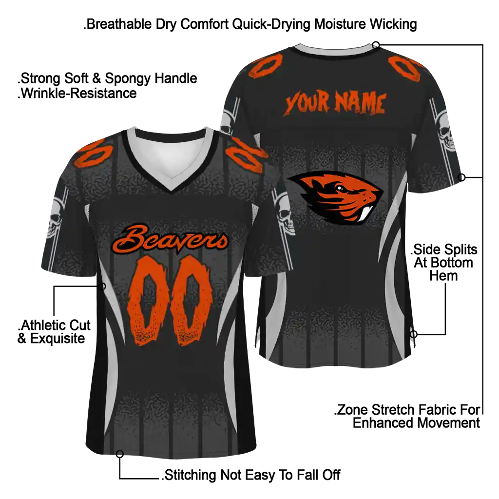customized oregon state beavers dynamic dots black jersey latest model customized oregon state beavers dynamic dots black jersey latest model