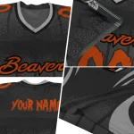 customized oregon state beavers dynamic dots black jersey best selling
