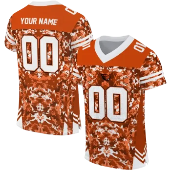 customized oregon state beavers mirrored pattern orange jersey best selling