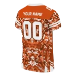 customized oregon state beavers mirrored pattern orange jersey best selling