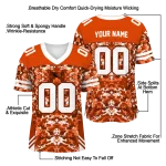 customized oregon state beavers mirrored pattern orange jersey best selling