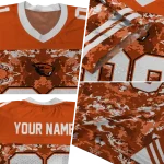 customized oregon state beavers mirrored pattern orange jersey best selling