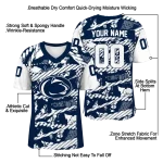 customized penn state nittany lions camo shatter blue jersey best selling