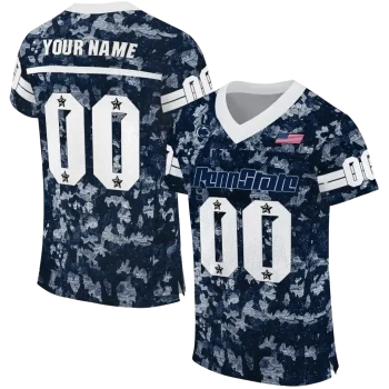 customized penn state nittany lions camouflage abstract blue jersey best selling