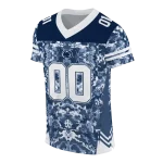 customized penn state nittany lions mirrored pattern blue jersey best selling