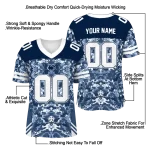customized penn state nittany lions mirrored pattern blue jersey best selling