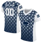 customized penn state nittany lions stacked rectangle blue jersey best selling