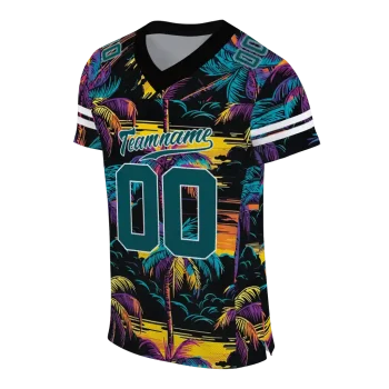 customized philadelphia eagles sundown palm jersey fashion forward