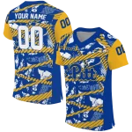 customized pittsburgh panthers camo shatter royal blue jersey best selling
