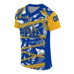customized pittsburgh panthers camo shatter royal blue jersey best selling