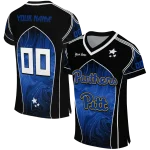 customized pittsburgh panthers halftone slant royal blue black jersey best selling