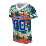 customized pittsburgh panthers horizon palm sunset jersey best selling