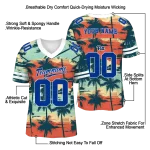 customized pittsburgh panthers horizon palm sunset jersey best selling