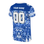 customized pittsburgh panthers mirrored pattern royal blue jersey best selling