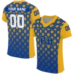 customized pittsburgh panthers stacked rectangle royal blue jersey best selling