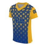 customized pittsburgh panthers stacked rectangle royal blue jersey best selling