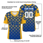 customized pittsburgh panthers stacked rectangle royal blue jersey best selling