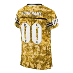 customized pittsburgh steelers camouflage abstract gold jersey best selling