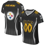 customized pittsburgh steelers dynamic dots black jersey best selling