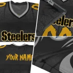 customized pittsburgh steelers dynamic dots black jersey best selling