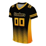 customized pittsburgh steelers halftone sweep black jersey best selling