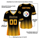 customized pittsburgh steelers halftone sweep black jersey best selling