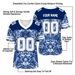 customized rice owls mirrored pattern navy blue jersey best selling