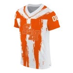 customized sam houston bearkats striped texture orange jersey best selling