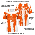 customized sam houston bearkats striped texture orange jersey best selling