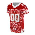 customized san francisco 49ers mirrored pattern red jersey best selling