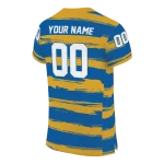 customized san jose state spartans art stripe blue jersey best selling