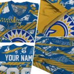 customized san jose state spartans camo shatter blue jersey best selling