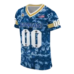 customized san jose state spartans camouflage abstract blue jersey best selling