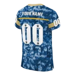 customized san jose state spartans camouflage abstract blue jersey best selling