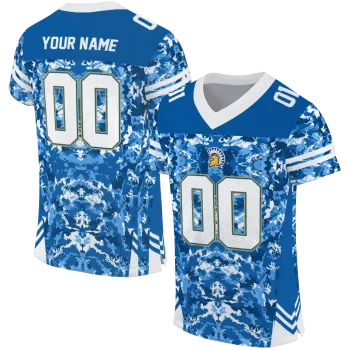 customized san jose state spartans mirrored pattern blue jersey best selling