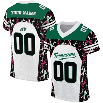 customized saskatchewan roughriders brushstroke xs white black jersey best selling