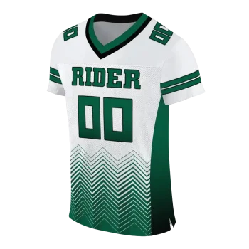 customized saskatchewan roughriders halftone sweep white black jersey fashion forward