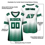 customized saskatchewan roughriders halftone sweep white black jersey best selling