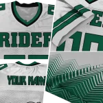 customized saskatchewan roughriders halftone sweep white black jersey best selling