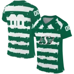 customized saskatchewan roughriders layered grids green jersey best selling