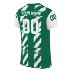 customized saskatchewan roughriders stripe block green jersey best selling