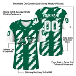 customized saskatchewan roughriders stripe block green jersey best selling