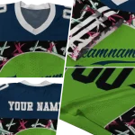 customized seattle seahawks brushstroke xs green black jersey best selling