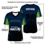 customized seattle seahawks halftone fade blue black jersey best selling